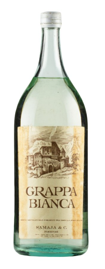 Samaja Grappa Bianca c. 1980s | 2L at CaskCartel.com
