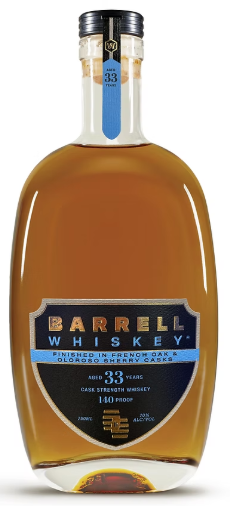 Barrell 33 Year Old Cask Strength Canadian Bourbon Whiskey at CaskCartel.com