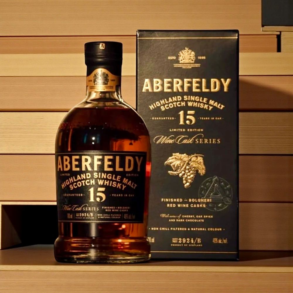 Aberfeldy | 15 Year Old | Bolgheri Red Wine Cask Single Malt Scotch Whisky | Limited Edition | 700ML at CaskCartel.com 2