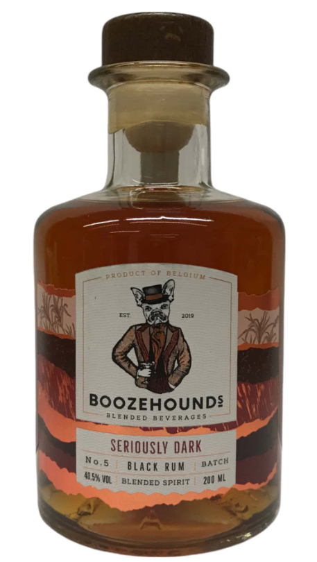 Boozehounds Seriously Dark Black Rum | 200ML at CaskCartel.com