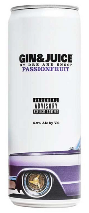 Gin & Juice By Dre and Snoop RTDs Gin Based Passionfruit | 355ML at CaskCartel.com