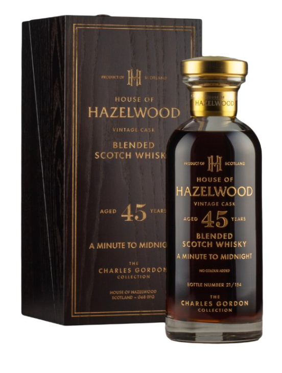 Minute to Midnight 45 Year Old House of Hazelwood Charles Gordon Collection Blended Scotch Whisky | 700ML at CaskCartel.com
