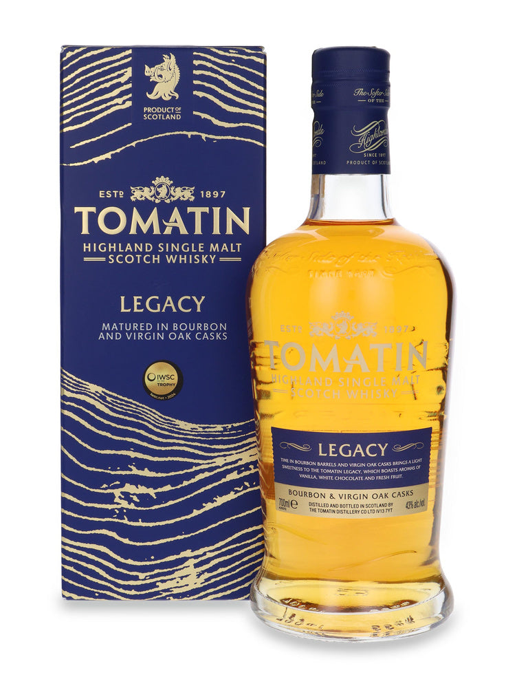 Tomatin Legacy Bourbon & Virgin Oak Cask (New Label) Single Malt Scotch Whisky | 700ML at CaskCartel.com