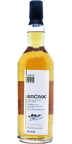 anCnoc 1990 Second Bottling Single Malt Scotch Whisky | 700ML at CaskCartel.com