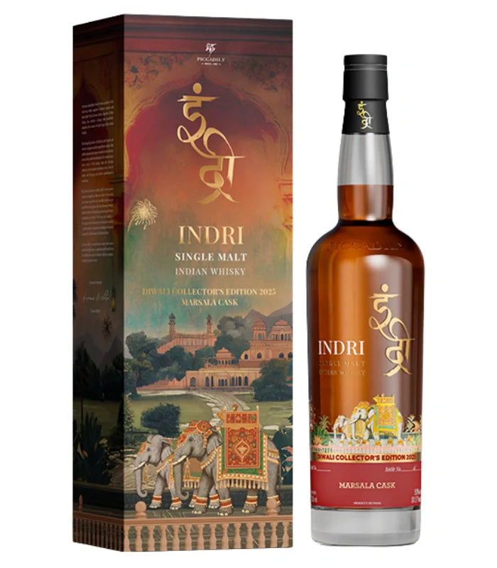 Indri Diwali Collector's Edition 2025 Indian Single Malt Whisky at CaskCartel.com