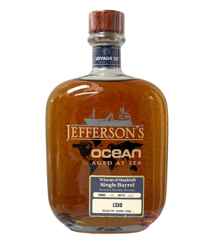 Jefferson’s Ocean Aged At Sea Single Barrel Wheated Voyage 32 Straight Bourbon Whiskey at CaskCartel.com