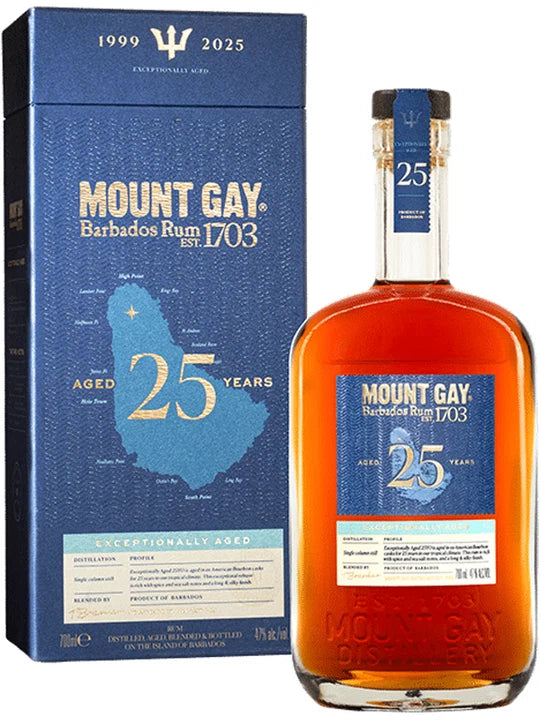 Mount Gay | Exceptionally Aged 25 Year Old | Barbados Rum | 700ML at CaskCartel.com
