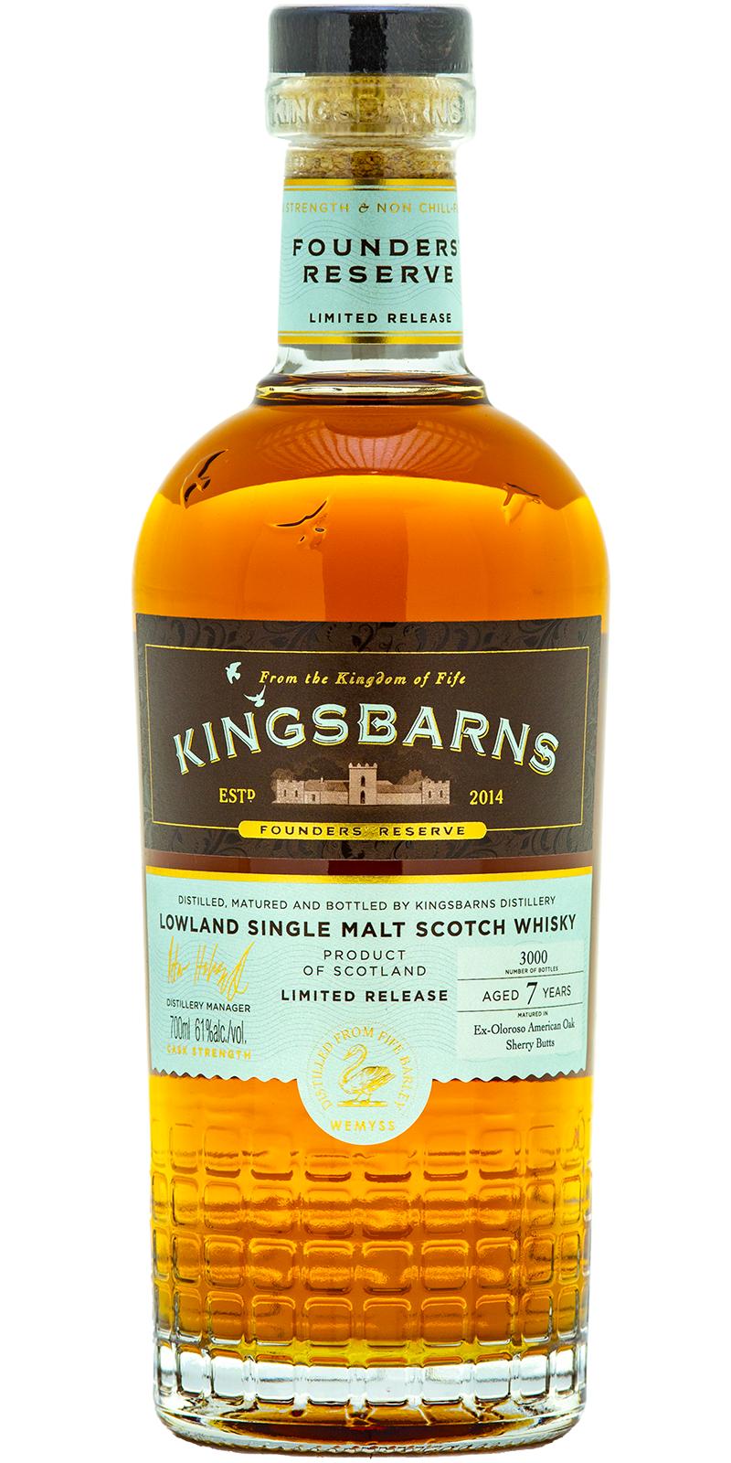 Kingsbarns Founders' Reserve 2022 Limited Release Single Malt Scotch Whisky | 700ML at CaskCartel.com