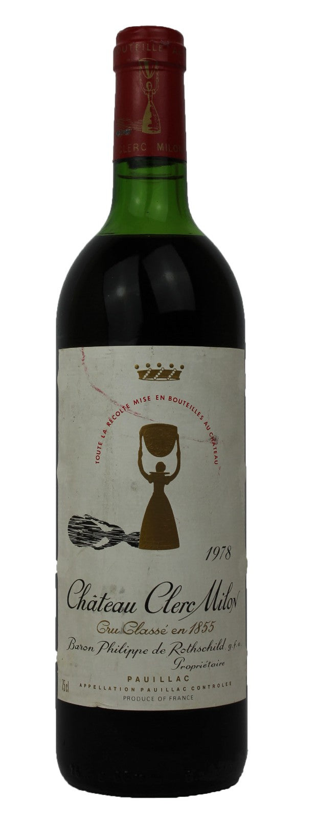 1978 | Chateau Clerc-Milon | Pauillac at CaskCartel.com