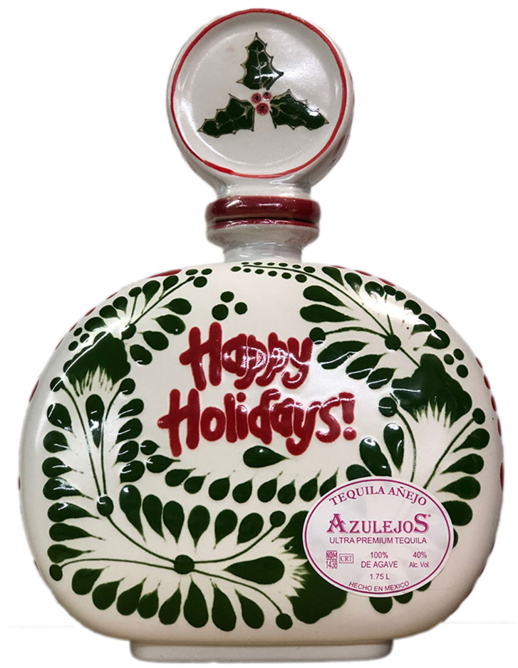 Los Azulejos Happy Holidays Anejo | 1.75L at CaskCartel.com