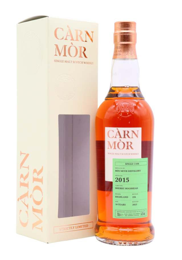 Ben Nevis Carn Mor Strictly Limited - Sherry Cask Finish 10 Year Old 2015 Single Malt Scotch Whisky | 700ML at CaskCartel.com