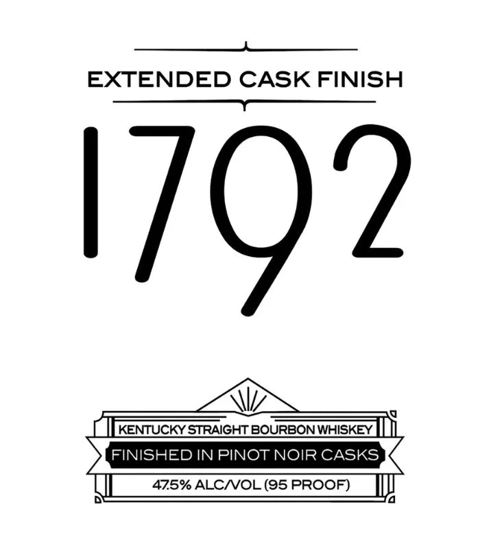 1792 Extended Cask Finish Kentucky Straight Bourbon Whiskey Finished In Pinot Noir Casks at CaskCartel.com