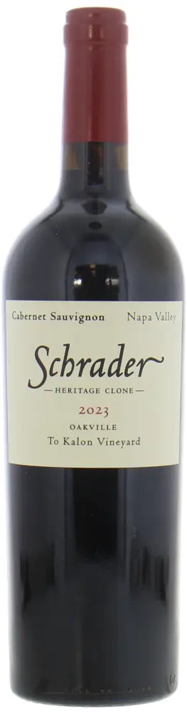2023 | Schrader Cellars | Heritage Clone To Kalon Vineyard Cabernet Sauvignon at CaskCartel.com