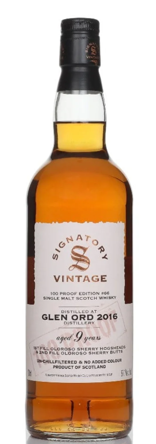 Glen Ord 9 Year Old 2016 - 100 Proof Edition #66 Signatory Single Malt Scotch Whisky | 700ML at CaskCartel.com