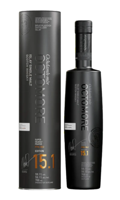 Bruichladdich Octomore Islay Super Heavily Peated 108.2 PPM Edition 15.1 Single Malt Scotch Whisky at CaskCartel.com
