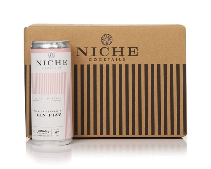 Niche Cocktails Pink Grapefruit Gin Fizz | (12)*250ML at CaskCartel.com