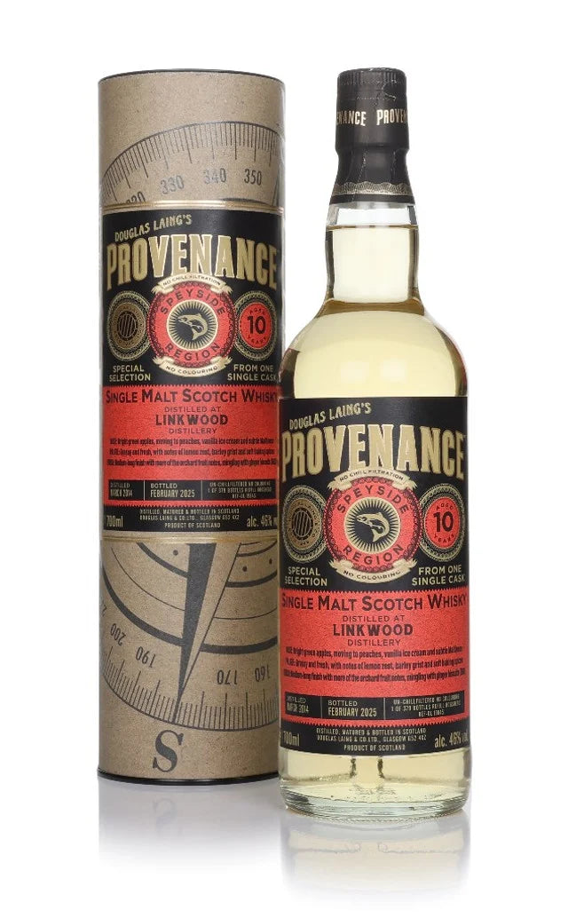 Linkwood 10 Year Old 2014 Cask #19845 - Provenance (Douglas Laing) Single Malt Scotch Whisky | 700ML at CaskCartel.com
