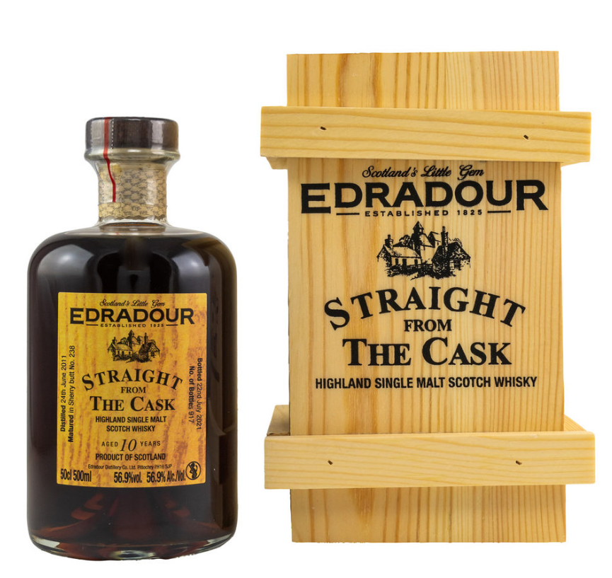 Edradour 2011-2021 SV 10 Year Old Cask 238 Highland Single Malt Scotch Whisky | 500ML at CaskCartel.com