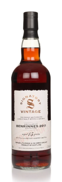 Benrinnes 13 Year Old 2011 - 100 Proof Edition #33 Signatory Single Malt Scotch Whisky | 700ML at CaskCartel.com
