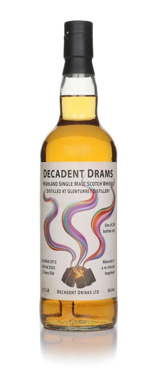 Glenturret 12 Year Old 2013 - Decadent Drams (Decadent Drinks) Single Malt Scotch Whisky | 700ML at CaskCartel.com