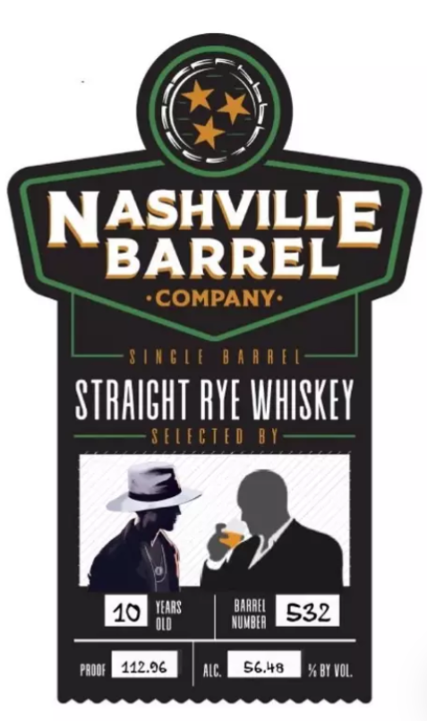 Nashville Barrel Company 10 Year Old Single Barrel Rye Whisky at CaskCartel.com
