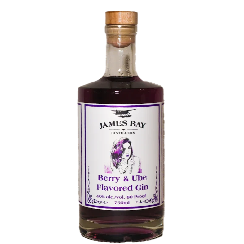 James Bay Distillers Berry & Ube Flavored Gin at CaskCartel.com
