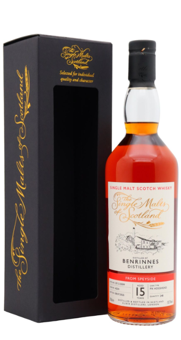 Benrinnes Single Malts Of Scotland Single PX Sherry Cask #45231 15 Year Old · 2009 Vintage Single Malt Scotch Whisky | 700ML at CaskCartel.com