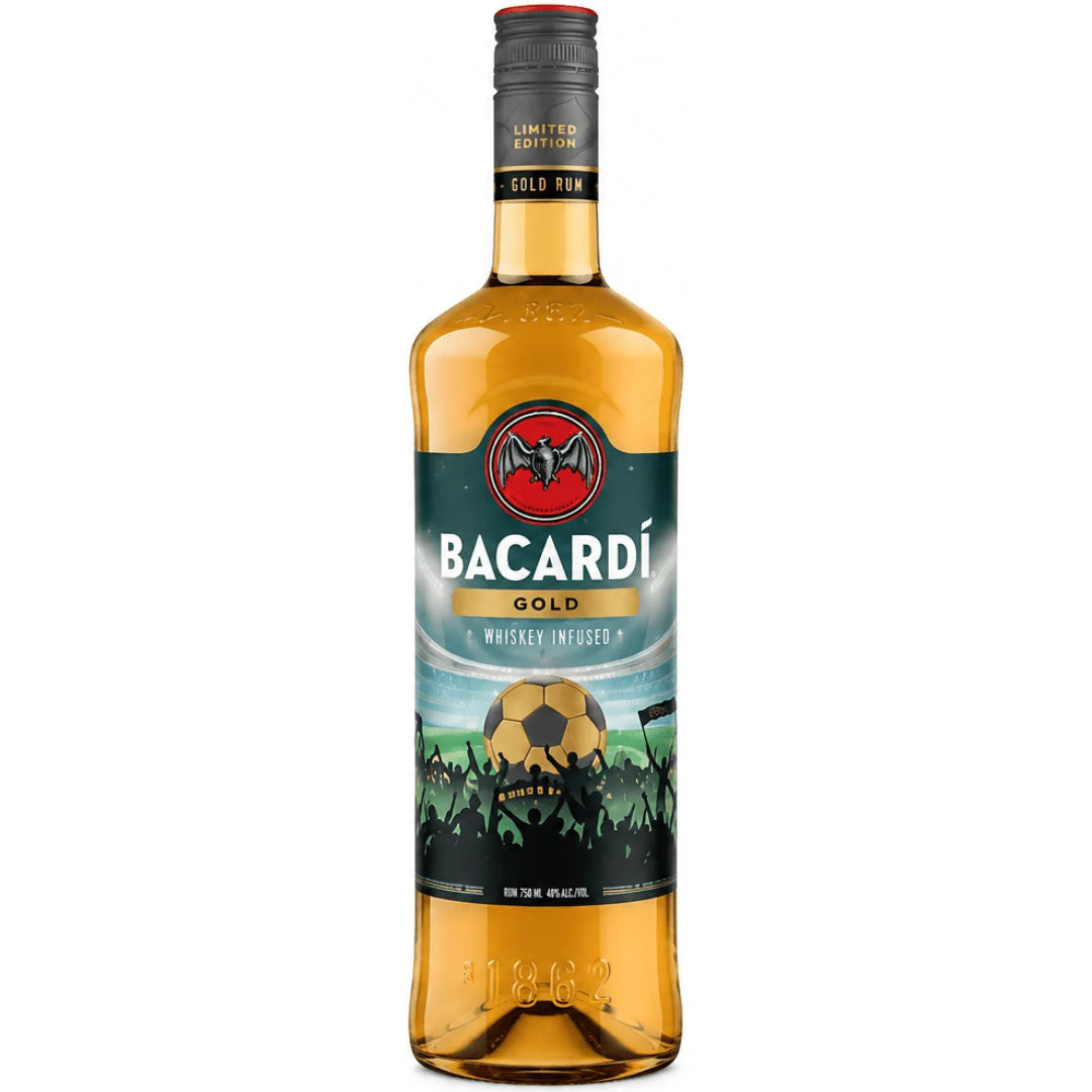 Bacardi Gold Soccer Limited Edition Caribbean Rum at CaskCartel.com