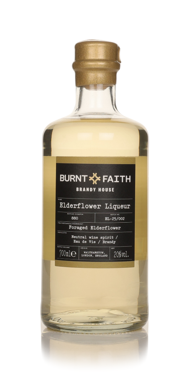 Burnt Faith Elderflower Liqueur | 700ML at CaskCartel.com