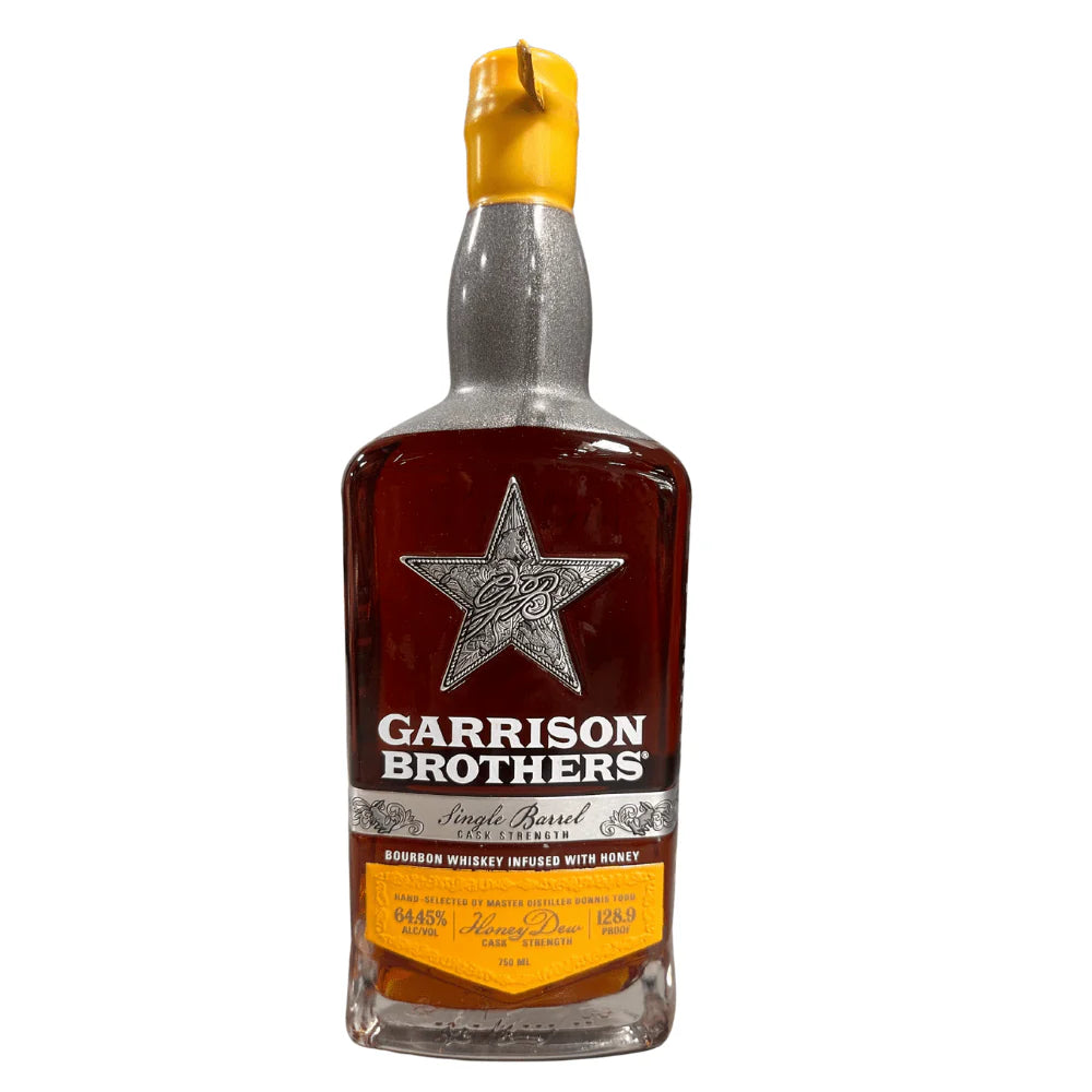 Garrison Brothers Honeydew Cask Strength 128.9 Proof Barrel HD106 Bourbon Whiskey Infused With Honey at CaskCartel.com