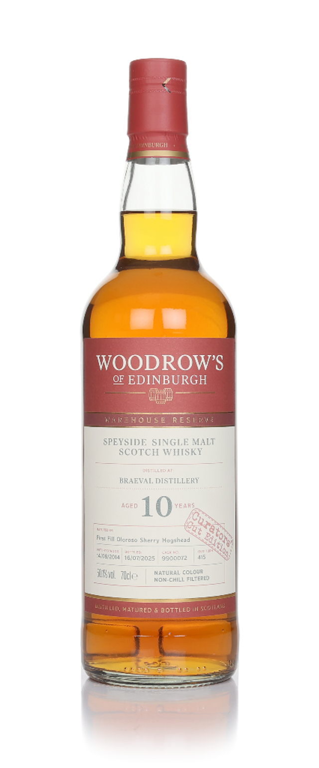 Braeval 10 Year Old 2014 - Woodrow's of Edinburgh Single Malt Scotch Whisky | 700ML at CaskCartel.com
