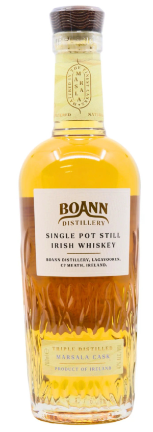 Boann Distillery Marsala Cask Single Pot Still Irish Triple Distilled Irish Whiskey | 700ML at CaskCartel.com