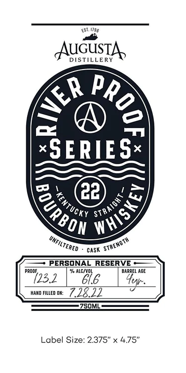 Augusta River Proof Series Straight Bourbon Whisky at CaskCartel.com