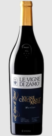 2015 | Le Vigne di Zamo | Vigne Cinquant'anni Merlot at CaskCartel.com