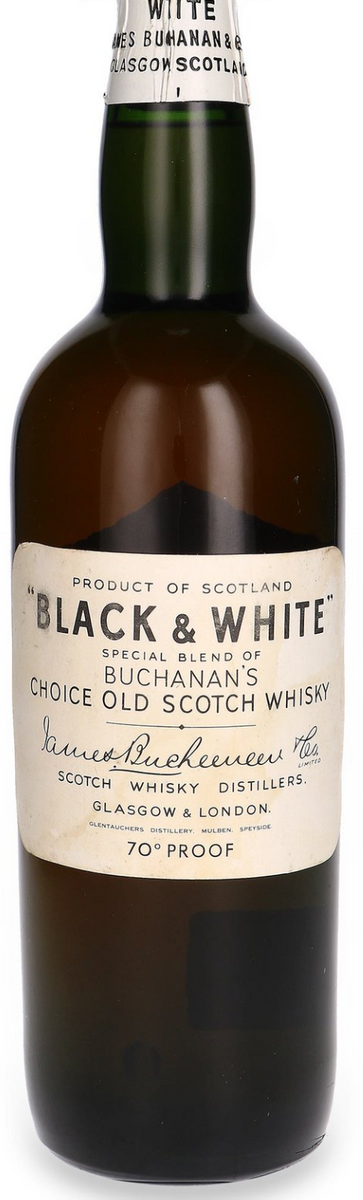 BUY] Black & White (Bottled 1960s/70s) Special Blend of Buchanan's