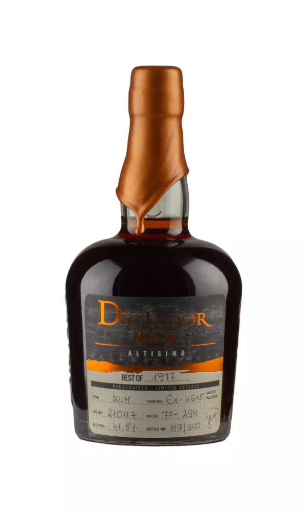 Dictador Best of Altisimo 1977 Rum | 700ML at CaskCartel.com