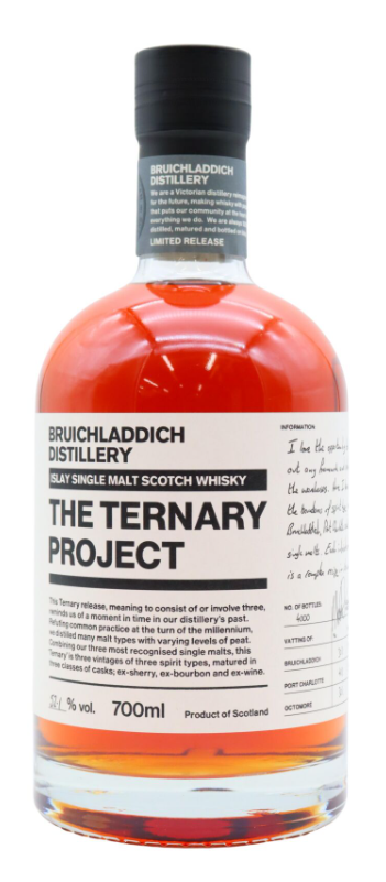 Bruichladdich The Ternary Project Islay Single Malt Scotch Whisky | 700ML at CaskCartel.com