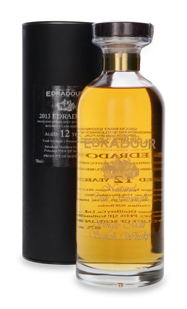 Edradour 12 Year Old (D.2013, B.2025) Bourbon Cask Matured Ibisco Decanter Single Malt Scotch Whisky | 700ML at CaskCartel.com