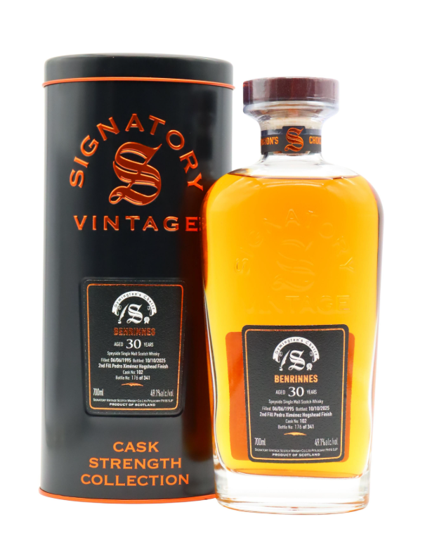 Benrinnes Signatory Vintage Symington's Choice Single Cask #102 - 30 Year Old 1995 Single Malt Scotch Whisky | 700ML at CaskCartel.com