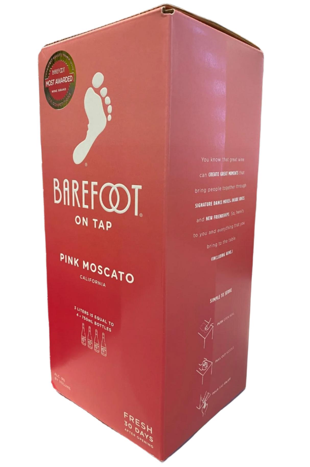 Barefoot Cellars | Pink Moscato (Double Magnum) - NV at CaskCartel.com