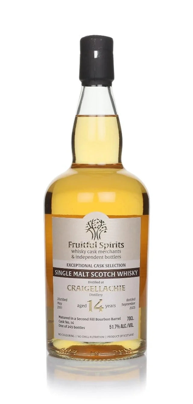 Craigellachie 14 Year Old 2011 Cask #14 - Fruitful Spirits Single Malt Scotch Whisky | 700ML at CaskCartel.com