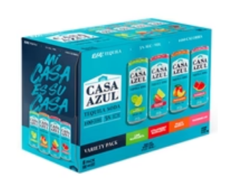 Casa Azul Variety Tequila | (8)*355ML