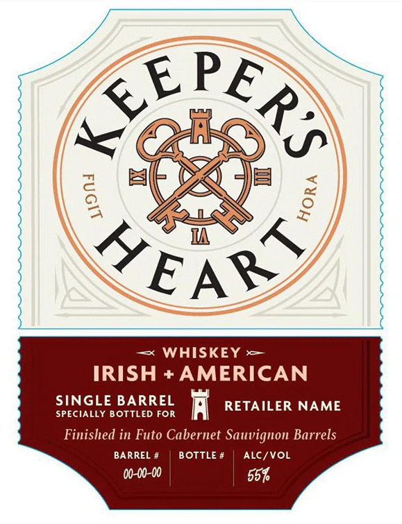 Keeper’s Heart Irish + American Finished In Futo Cabernet Sauvignon Barrel Whiskey at CaskCartel.com