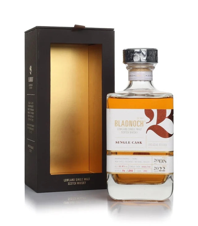 Bladnoch 13 Year Old 2008 Cask #250 - Bourbon Barrel Single Malt Scotch Whisky | 700ML at CaskCartel.com