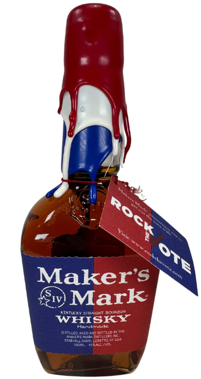Maker's Mark 2008 Rock The Vote Kentucky Straight Bourbon Whisky at CaskCartel.com