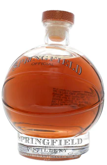 Cooperstown Springfield Distillery Basketball Decanter Bourbon Whiskey