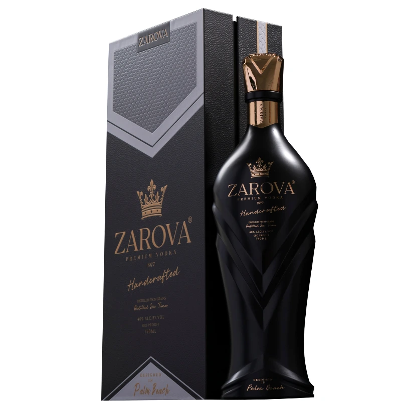 Zarova | Black Luxury Vodka at CaskCartel.com