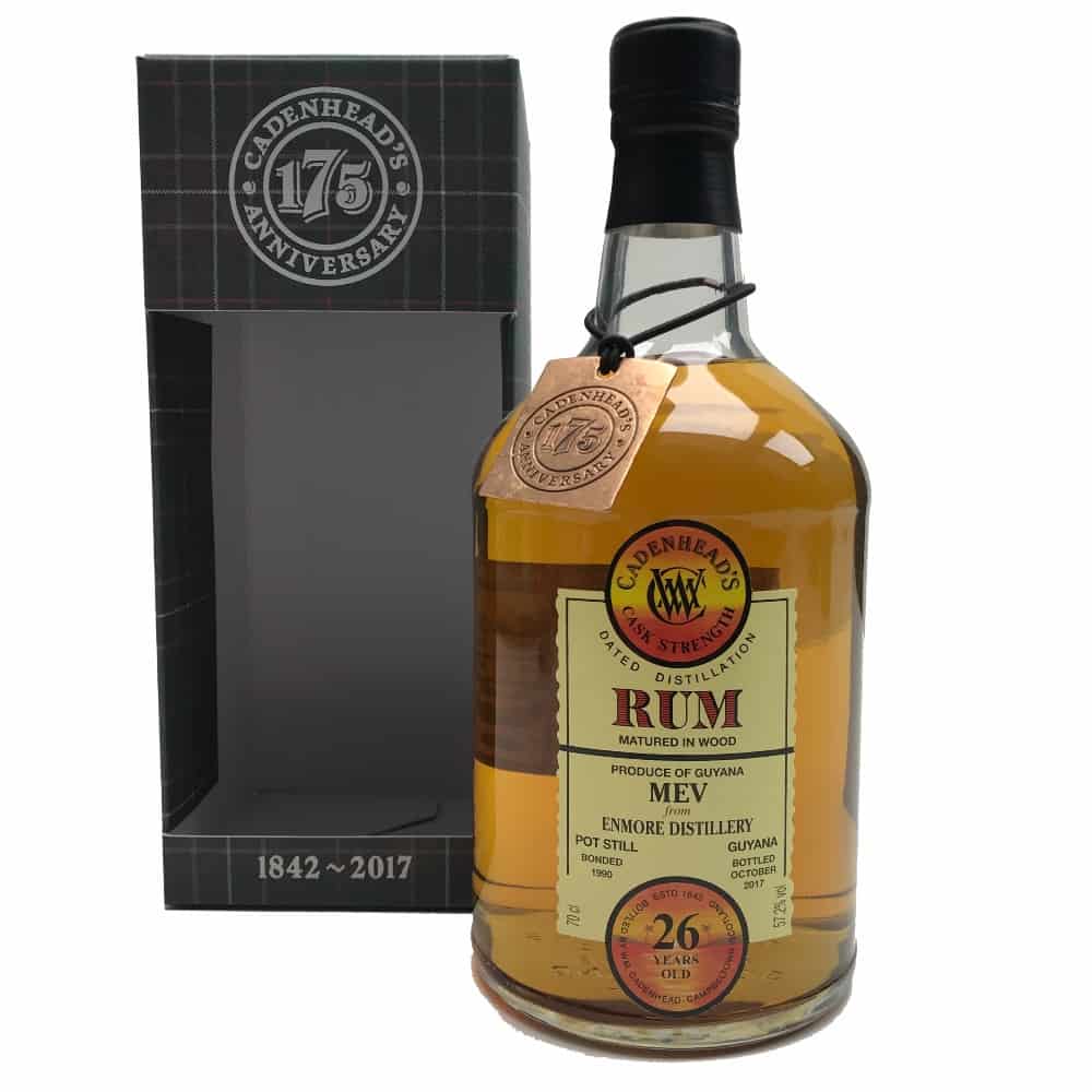 Cadenhead’s Cask Strength Rum Enmore MEV 1990 26 Year Old | 700ML at CaskCartel.com