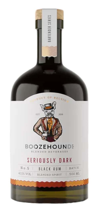Boozehounds Seriously Dark Black Rum | 500ML at CaskCartel.com