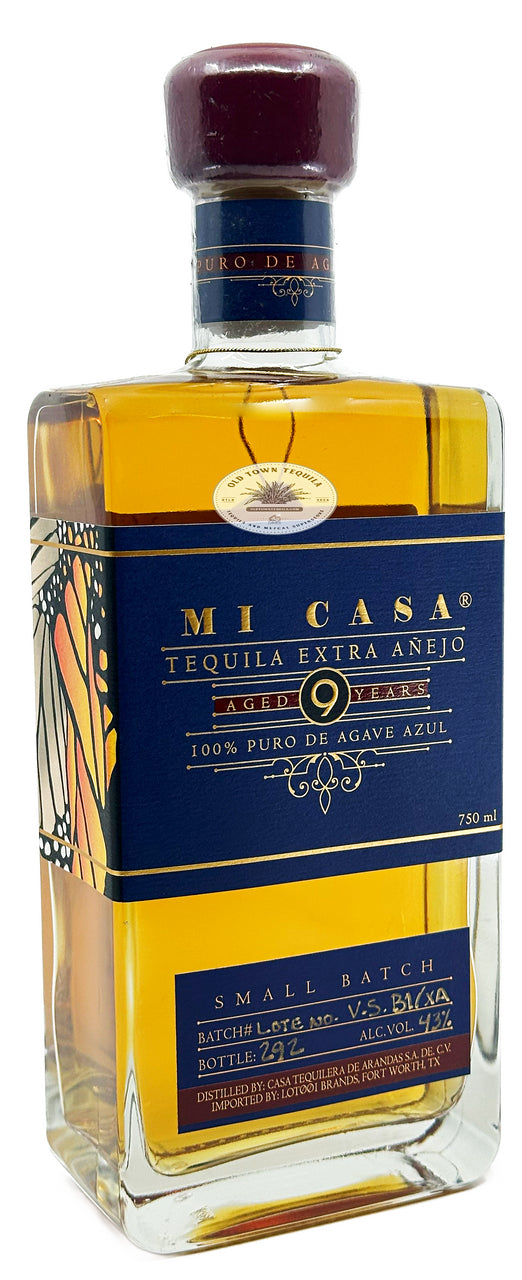 Mi Casa Small Batch 9 Year Old (Blue Label) Extra Anejo Tequila at CaskCartel.com
